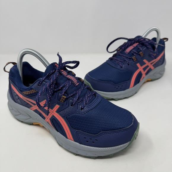Asics Shoes - Asics Gel-Venture 9 Running Shoes‎ Blue Pink Trail Shoes Sneakers Women's 6.5